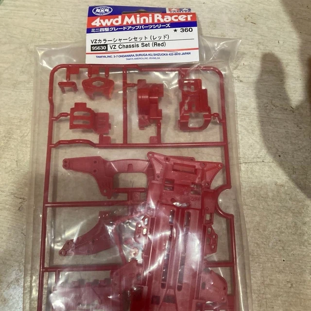 TAMIYA MINI 4WD Vz Color Chassis Set Red 95630 Upgrade Parts Of 2 £54. ...