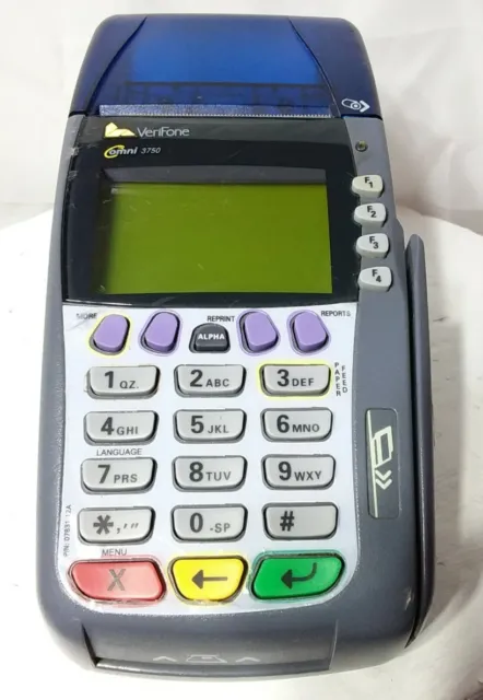 Verifone Omni 3740 POS Credit Card Terminal Reader