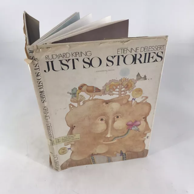 Just So Stories Rudyard Kipling Vintage Childrens Book 1972 Etienne Delessert