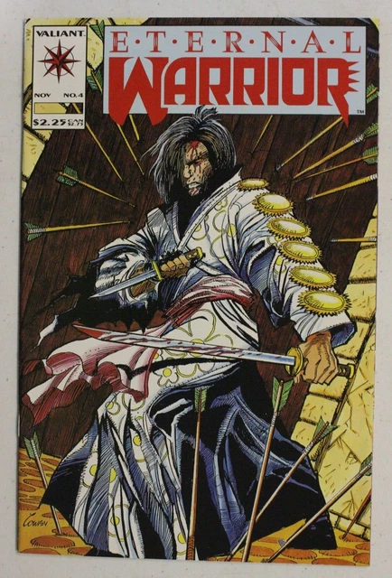Eternal Warrior #4 Kevin Vanhook Valiant 1992 VF KEY Bloodshot Immortal Enemy