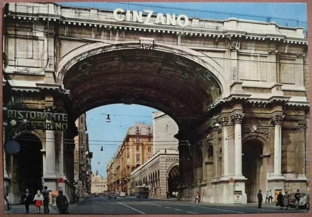 Genova - Via Xx Settembre - Ponte Monumentale - Cinzano