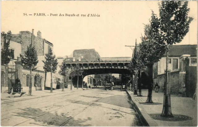 CPA PARIS 15e Pont des Boeufs Rue d'Alesia P. Marmuse (1249330)
