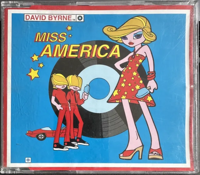 David Byrne (Talking Heads) Miss America CD 1997 UK 3trk Single