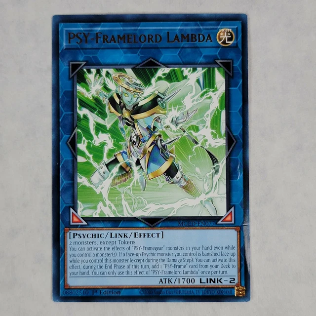 PSY-Framelord Lambda - MGED-EN077 - Rare - 1st Edition Yugioh Card