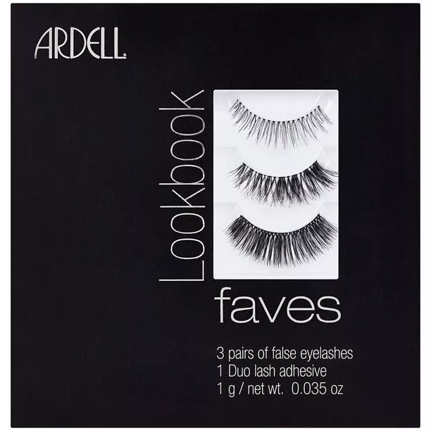 Ardell Lookbook Faves 3 Size 110, 120 & 105 Pairs of False Eyelashes,