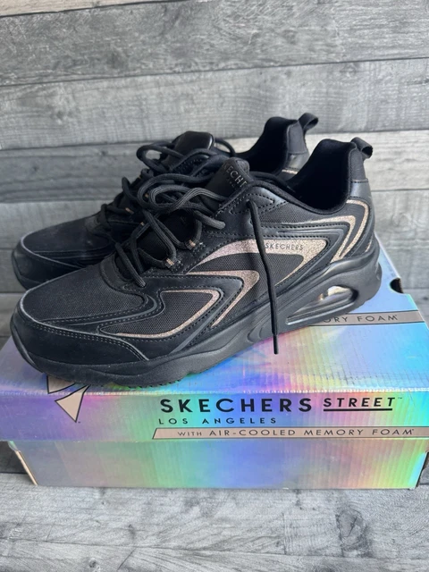 SKECHERS STREET LOS angeles black Size UK PicClick UK