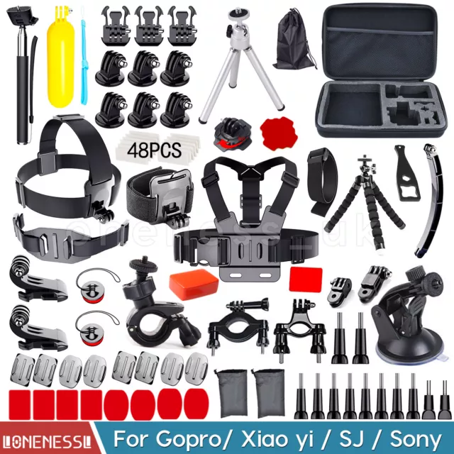 GoPro Accessories Kit Action Camera Accessory set Bundle Chest Strap Head Mount