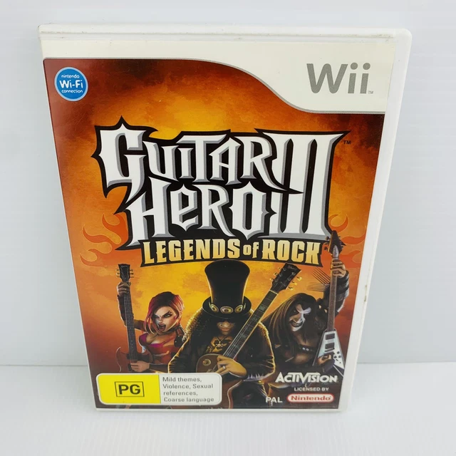 Guitar hero 3 legends of hot sale rock wii