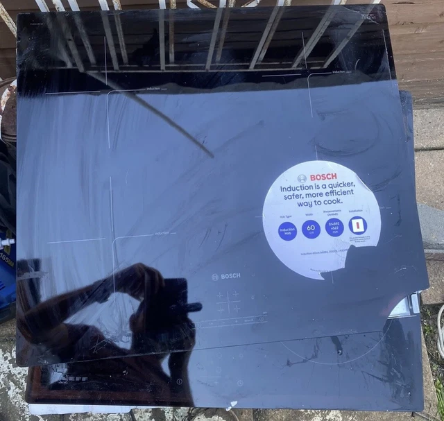 BOSCH INDUCTION CERAMIC Hob. Damaged Glass For Spare Or Repair £65.00