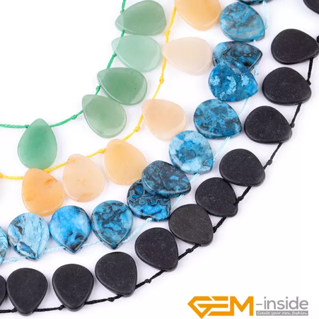 13x18mm Top Drilled Beads Teardrop Natural Stone Loose Beads For Jewelry Making