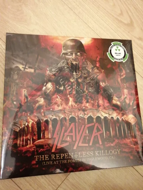 Slayer -The Repentless Killogy  Ltd Edition Blue Vinyl 2 Lp Sealed New