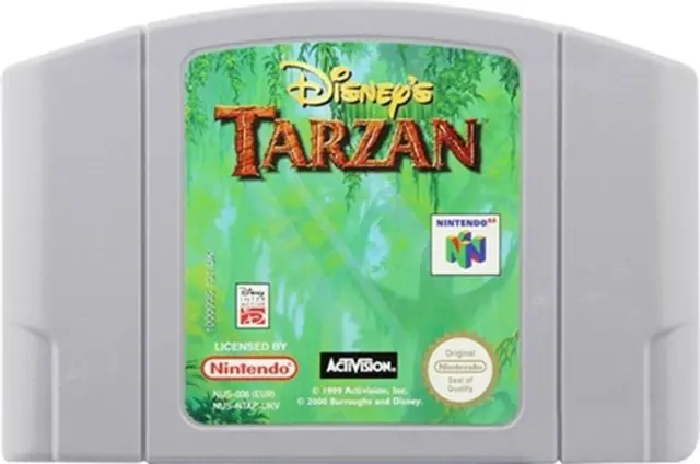 Disney's Tarzan - Nintendo 64 N64 Action Adventure Strategy Video Game