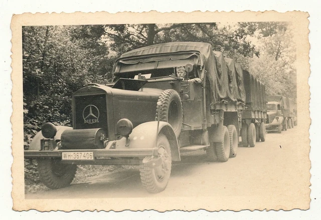 Foto - Wehrmacht Heer Mercedes LKW - 2.WK