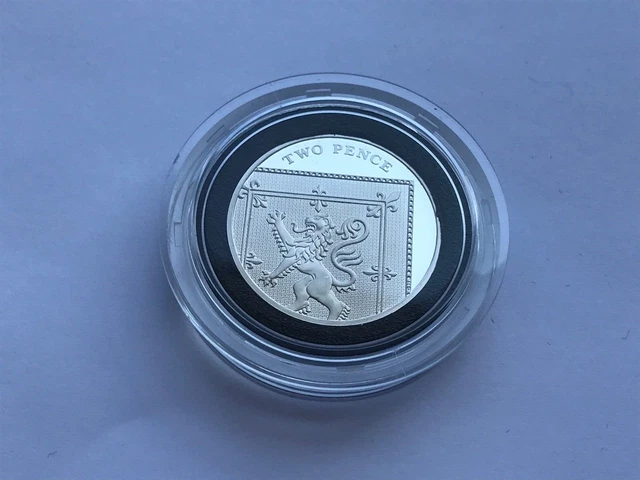 Simply-Coins~ 2011 SILVER PROOF SHIELD TWO 2 PENCE COIN