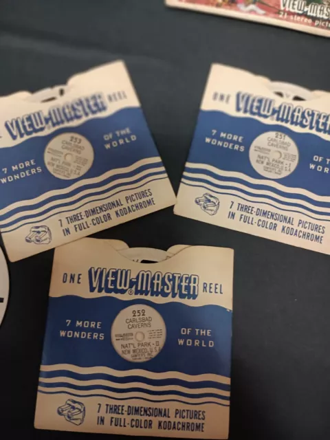 VINTAGE VIEWMASTER REELS + And 1 Viewmaster 3