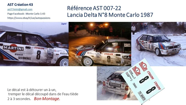 Solido 744Z 1:43 - R5 Alpine N°28 Rallye Monte Carlo 1979 - Saby - Version Transformée/peinte - Occasion
