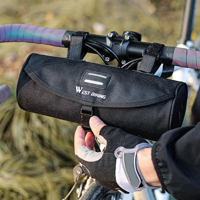 SALALIS Sac de guidon de vélo Sacoche de guidon de vélo avec poche