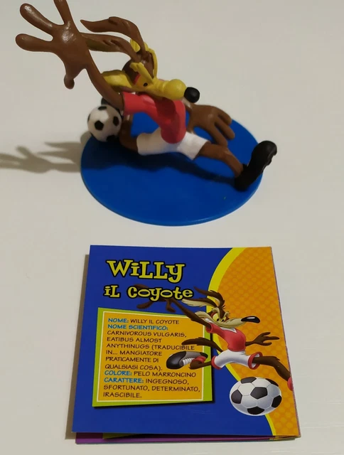 LOONEY TUNES WILLY il Coyote 2 SUPER FOOTBALLNew  Italia calcio