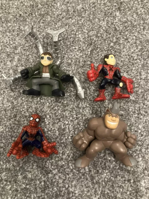 HASBRO SUPERHERO SQUAD 4x Figures Spider Man Rhino Dr. Octopus Peter Parker 3.99 PicClick UK