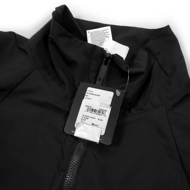 NWT [Size XS ] Reebok Womens Black Training Supply Woven Jacket BLACK