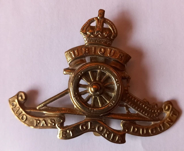 ROYAL ARTILLERY CAP badge £5.00 - PicClick UK