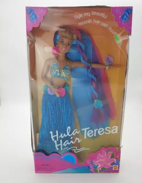 1996 Hula Hair Teresa Doll Barbie Mattel 17049 NRFB vintage Barbie toy 1996 Hula Hair Teresa Doll Barbie Mattel 17049 NRFB vintage Barbie toy