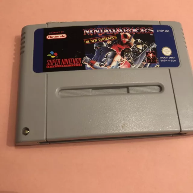 Ninja Warriors : The New Generation - Super Nintendo SNES - Jeu Seul