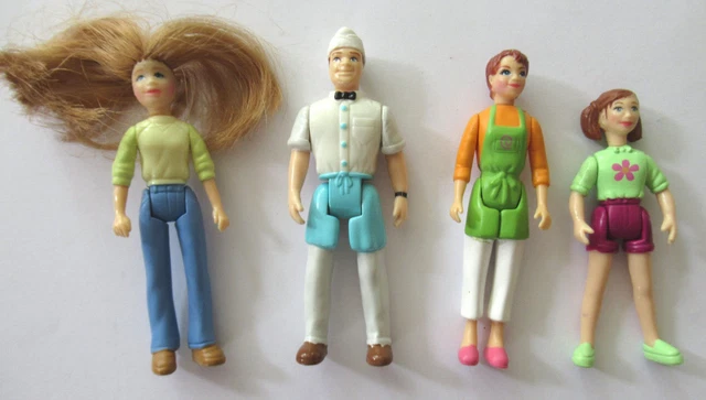 Lot of 4 Fisher Price Sweet Street Toy Figures Man Woman Girl