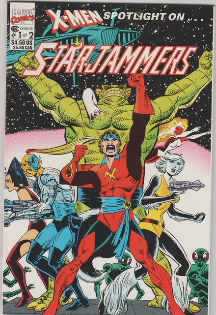 X-Men Spotlight On Starjammers Comic Book #1 Marvel Comics 1990 VERY FINE
