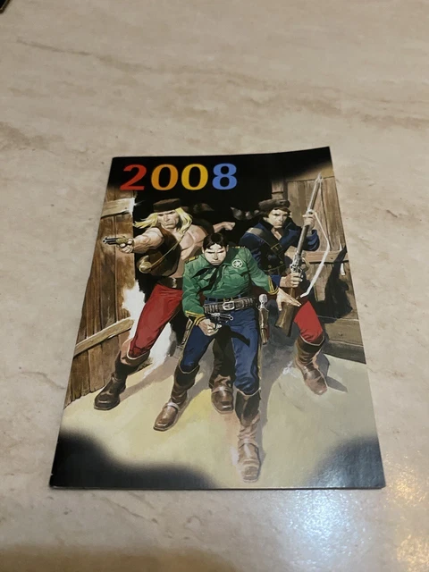 Rarissimo calendario personaggi fumetti western Ed Rotolito Lombardia 2008 nuovo