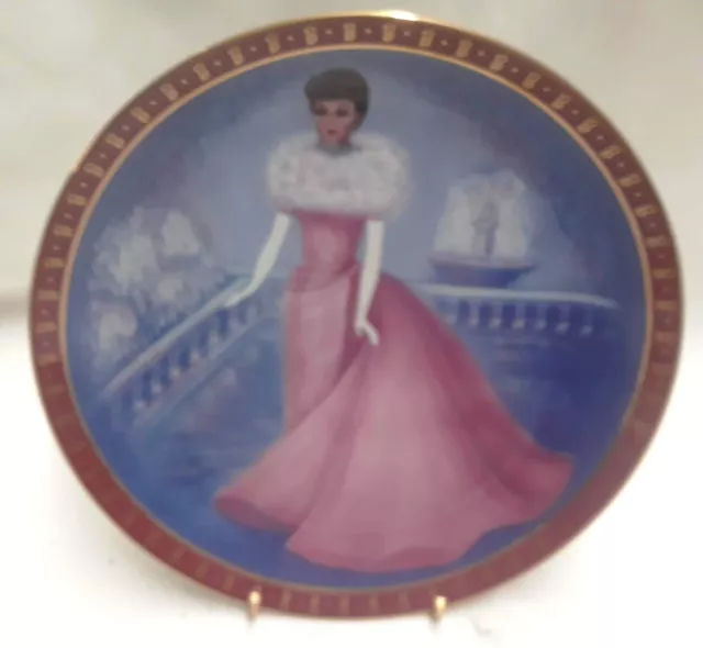 Danbury Mint 1960 Barbie Collector Plate "Enchanted Evening" Limited Ed.