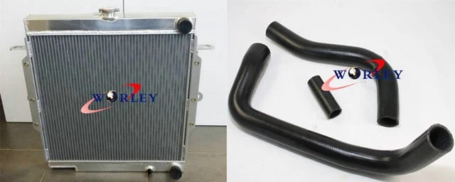 Lc75 Radiator ALUMINUM RADIATOR AND hoses for Toyota Landcruiser 75 Series 2H Diesel ...