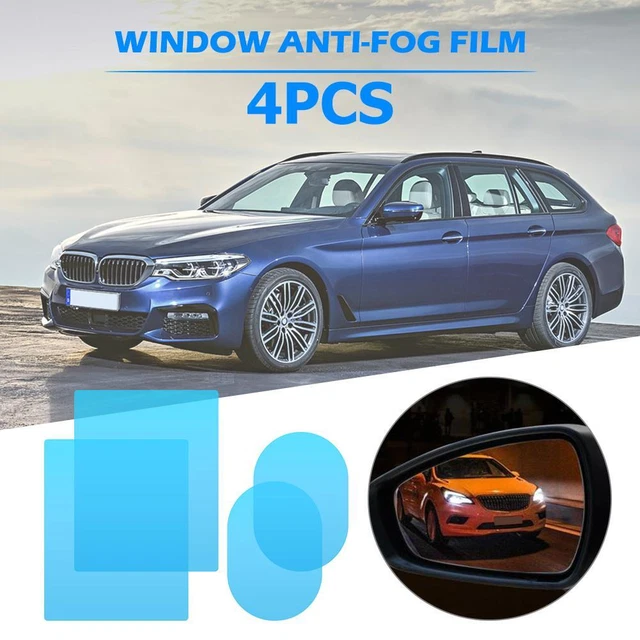 4pcs/set Car Rear View Mirror Protective Anti Fog Window Clear Rainproof Film FS 9
