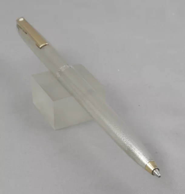 Sheaffer Imperial 826 Sterling Silver Barley & Gold Ballpoint Pen - Mint, NOS