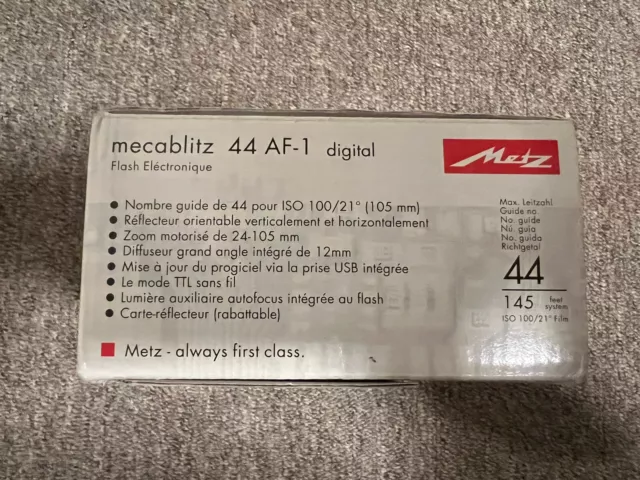 Metz Mecablitz 44 AF-1 Digital Flash for Olympus - Panasonic - Leica 10