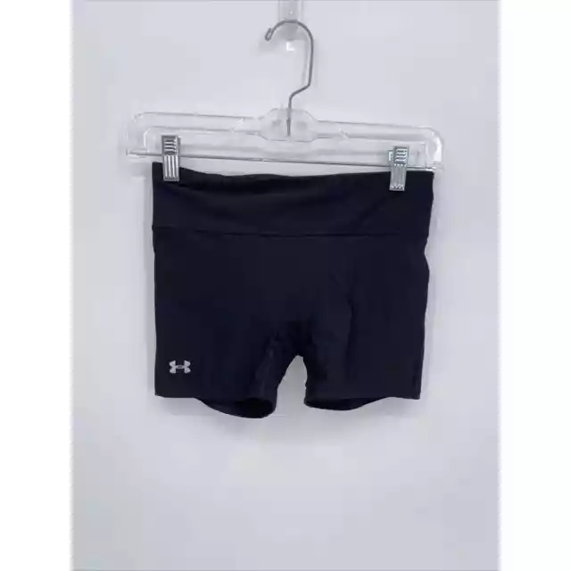 Under Armour Womens Stretch Elastic Waist Activewear Bike Shorts Size Small