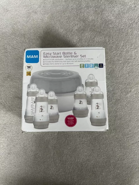 MAM Easy Start Bottle & Microwave Steriliser Set