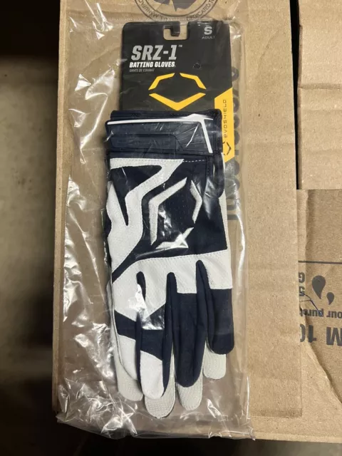 Evoshield SRZ-1 Adult Batting Gloves - Navy/White - Size S