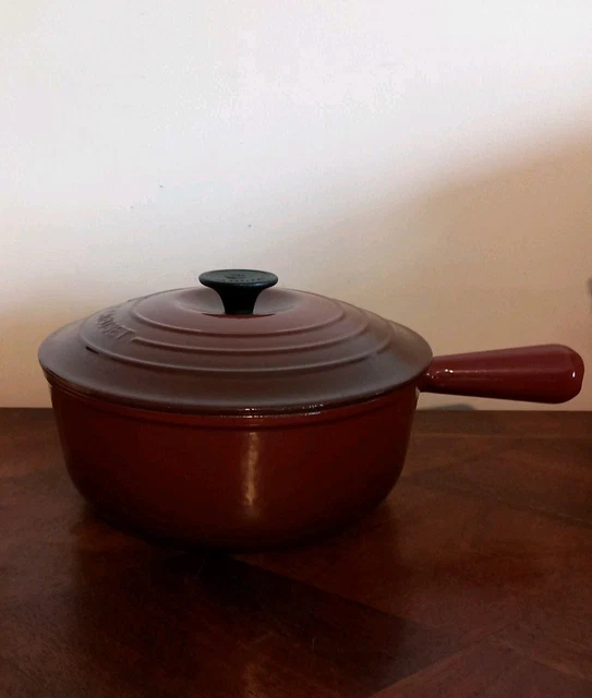 Poêlon à fondue fonte émaillée Marron Le Creuset ENZO MARI