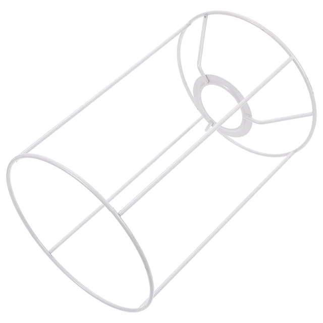 Kit Anello Paralume Fai Da Te In Ferro - Diametro 14 Cm Per Lampade A Sospensione, Tavolo O Terra - Foto 7