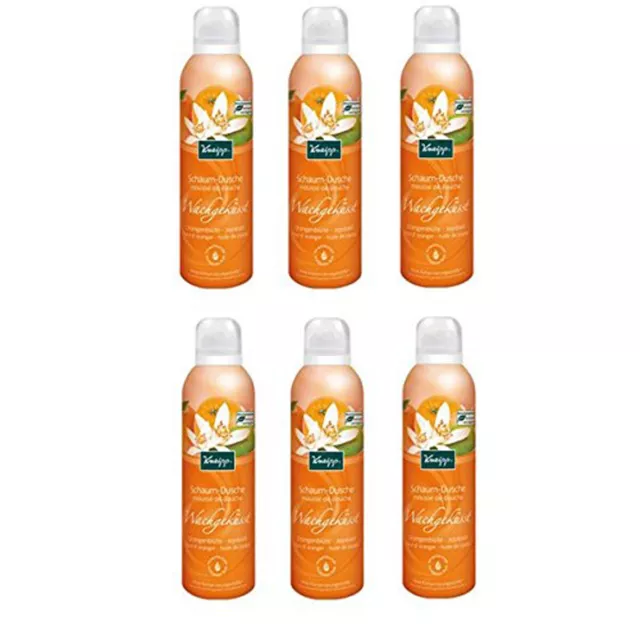 Kneipp Schaum-Dusche Wachgeküsst, 6er Paquet (6 x 200 ML)