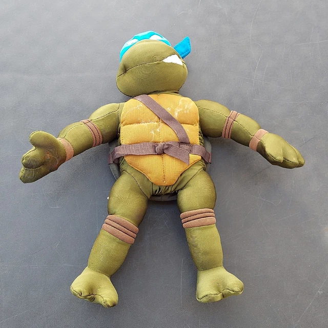 Teenage Mutant Ninja Turtles Leonardo Blue TMNT Plush 2003 Playmates 12" Stuffed