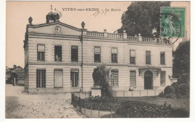 Cpa 94 - Vitry-Sur-Seine: La Mairie (Val-De-Marne) - Written