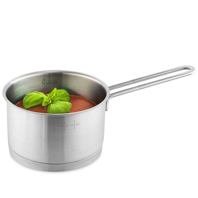 SILBERTHAL Stielkasserolle Induktion 16 cm - - Wie Neu