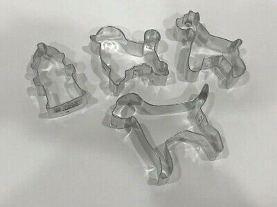 Sur la Table Dog Theme Cookie Cutters Set of 4! Gift NEW!