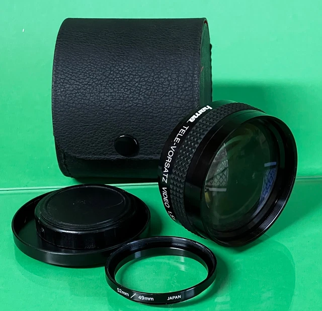 Hama Tele-Destino Video 1.5X Tele-Destino Convertidor Ø 52mm Rosca
