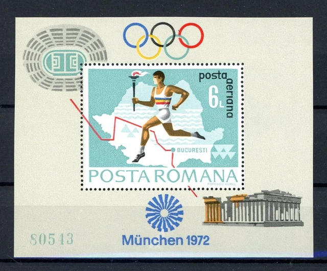 Rumänien Block 93 postfrisch Olympia München 1972 #1J082