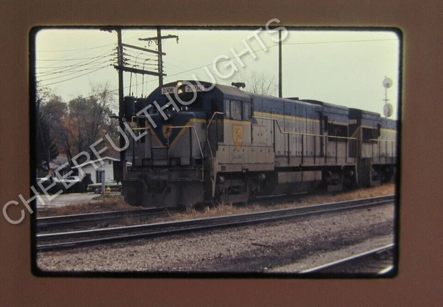 Original '76 Ektachrome Slide DH Delaware Hudson 2306 U23B AP1 action      34W61