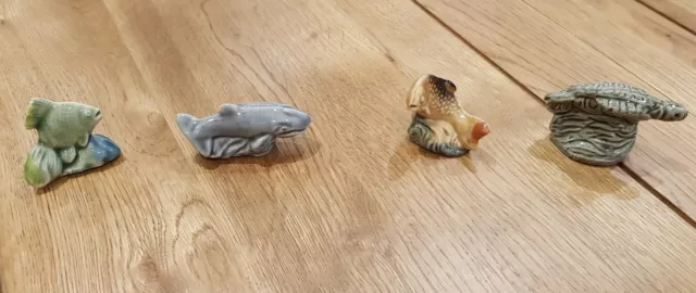 Wade Launen Porzellantiere Meerestiere Fisch Buckelwal Forelle Schildkröte