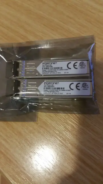 Brand New Genuine 2 x Fortinet FN-TRAN-SX FTLF8519P3BNLFTN 1000Base-SX SFP